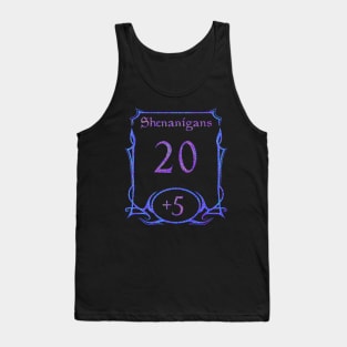 DnD Stat Shenanigan's - Cool texture Tank Top